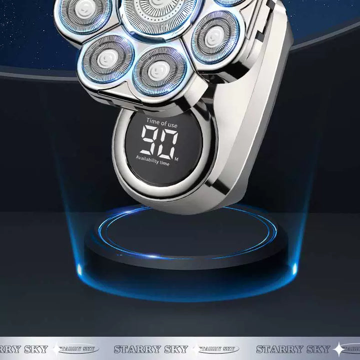 York Nine-Head Bald Shaver – Portable Smooth Head Groomer