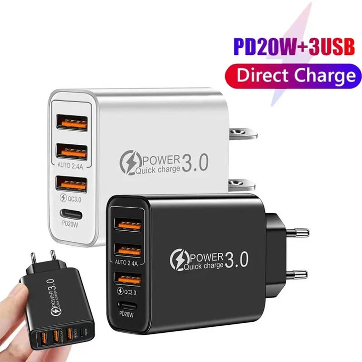 48W Fast Charger – Quick USB & Type-C Power for All Devices