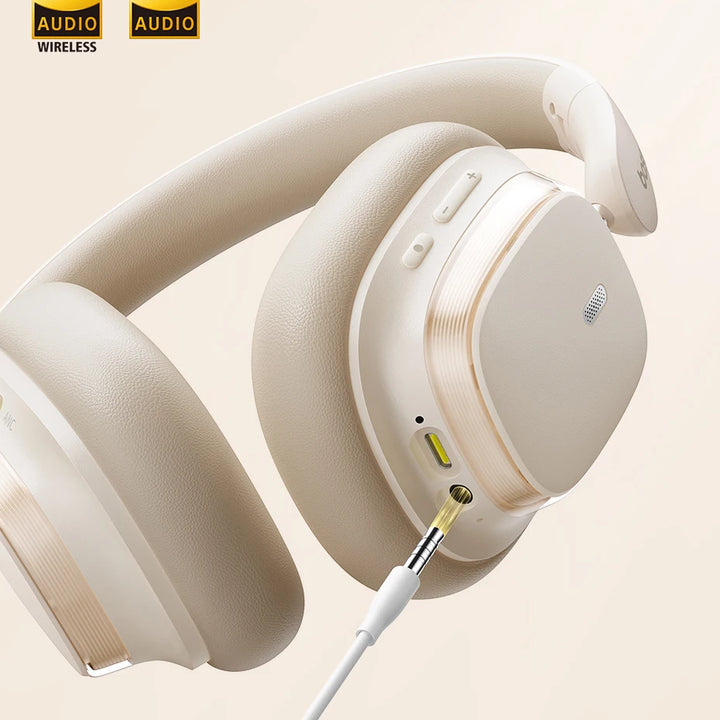 Baseus Bowie H1s Wireless Headphones – Bluetooth 5.4 | 46dB ANC & Hi-Res Audio