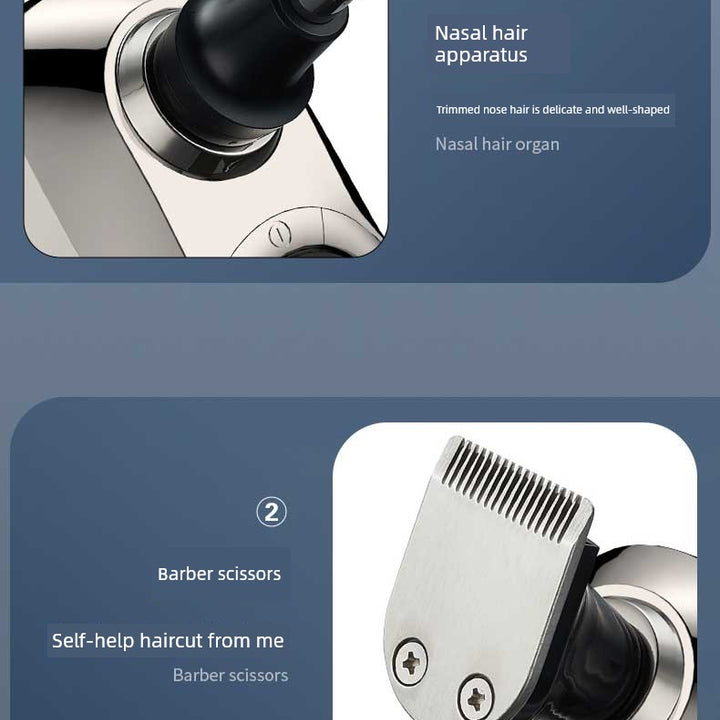 York Nine-Head Bald Shaver – Portable Smooth Head Groomer