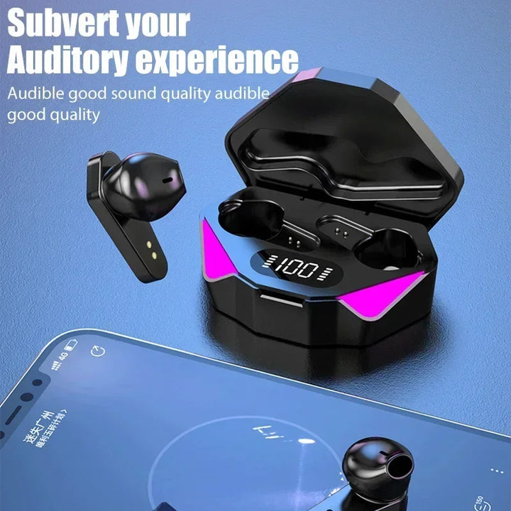 NEW AIR X15 Wireless Gaming Earbuds – Bluetooth Headphones with Mic (15ms Low Latency)