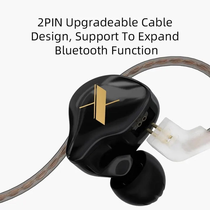 KZ EDX Wired Earphones – Deep Bass & Clear Sound for Music Lovers