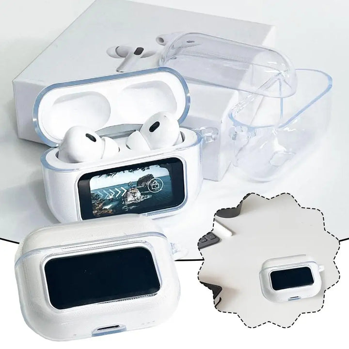 A9 Pro Transparent Silicone Case for AirPods — Shockproof, Anti-Fall & Dustproof Protective Cover