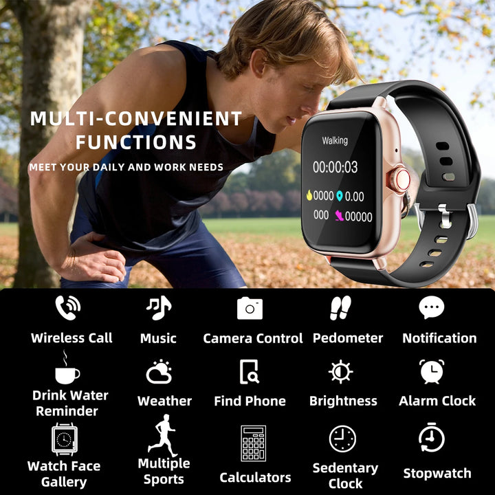 Waterproof Fitness Smartwatch 1.83 – Answer Calls & Track Your Health