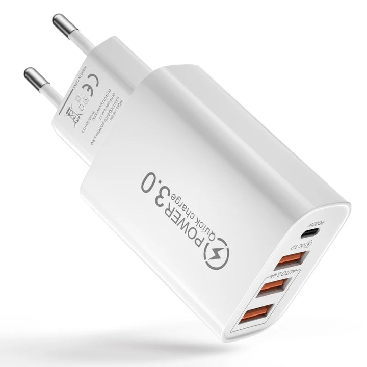 48W Fast Charger – Quick USB & Type-C Power for All Devices