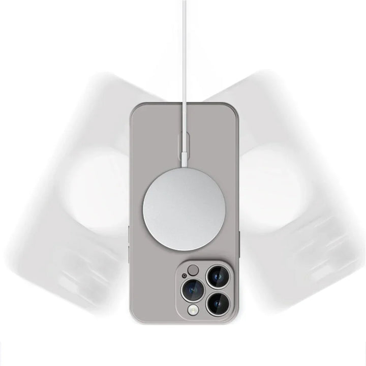 Liquid Silicone Shockproof Case – iPhone 11–17 Series (Luxury Finish)