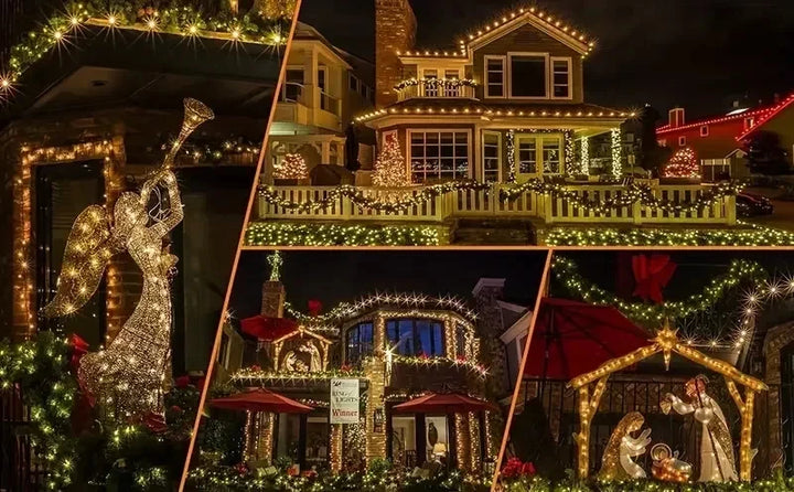 SolarGlow Fairy Lights — Waterproof 8-Mode Garden String Lights