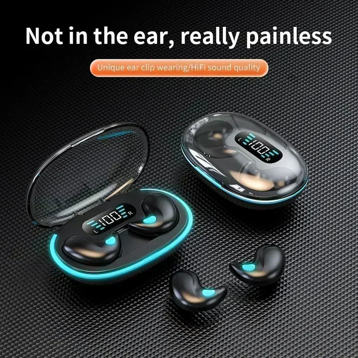 X55 Sleeping Earbuds – Mini Wireless Comfort for Rest & Relaxation