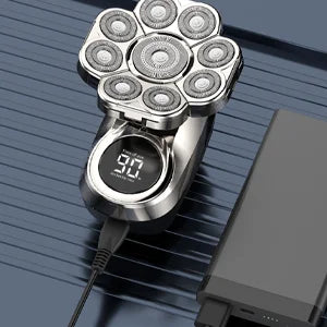 Bald Head Shaver – Smooth, Waterproof 6-in-1 Grooming Kit