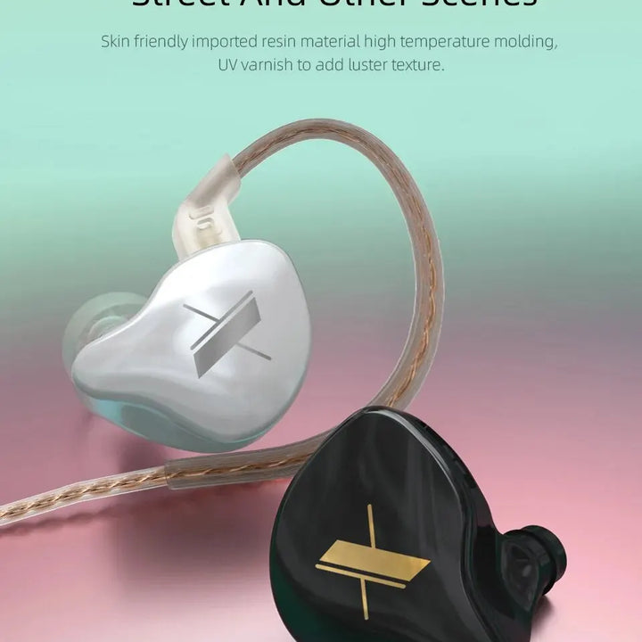 KZ EDX Wired Earphones – Deep Bass & Clear Sound for Music Lovers