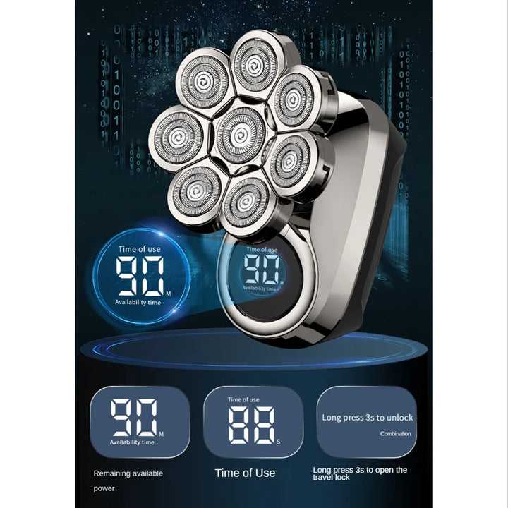 All-in-One Electric Groomer – Smooth Shave, Precision Trim & LED Display