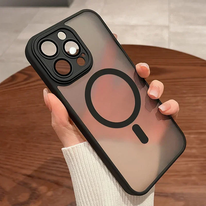 MagSafe Wireless Charging Case – iPhone 11–17 (Matte Finish)