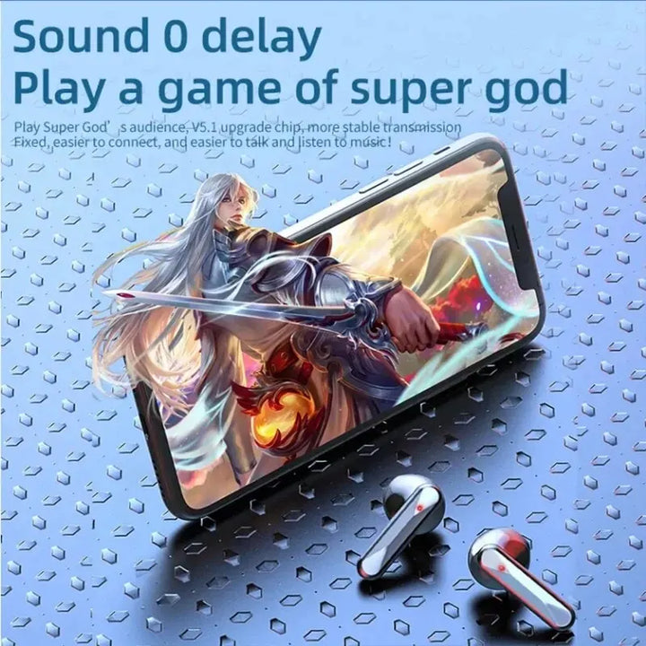 S20 MirrorPods — Wireless Bluetooth Earbuds with Touch Control & Digital Display