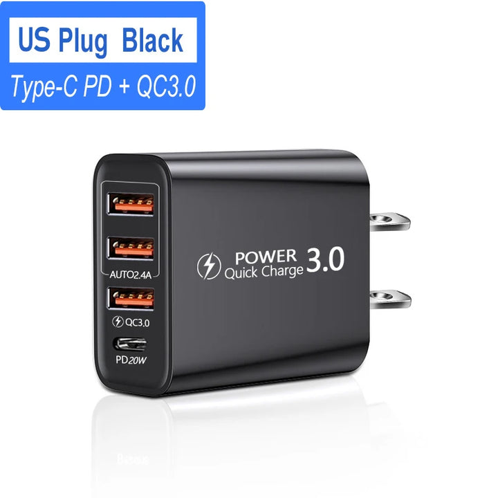 48W Fast Charger – Quick USB & Type-C Power for All Devices