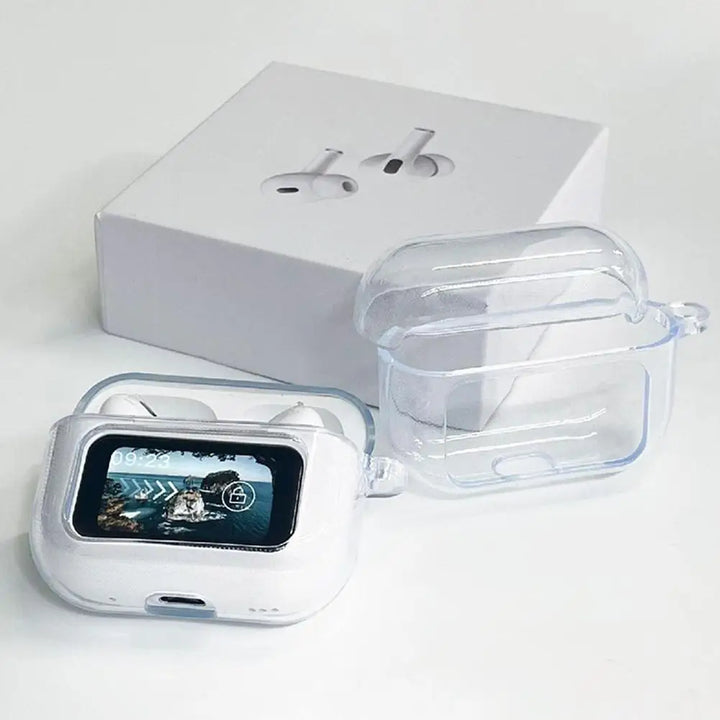 A9 Pro Transparent Silicone Case for AirPods — Shockproof, Anti-Fall & Dustproof Protective Cover