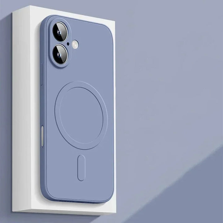 Liquid Silicone Shockproof Case – iPhone 11–17 Series (Luxury Finish)