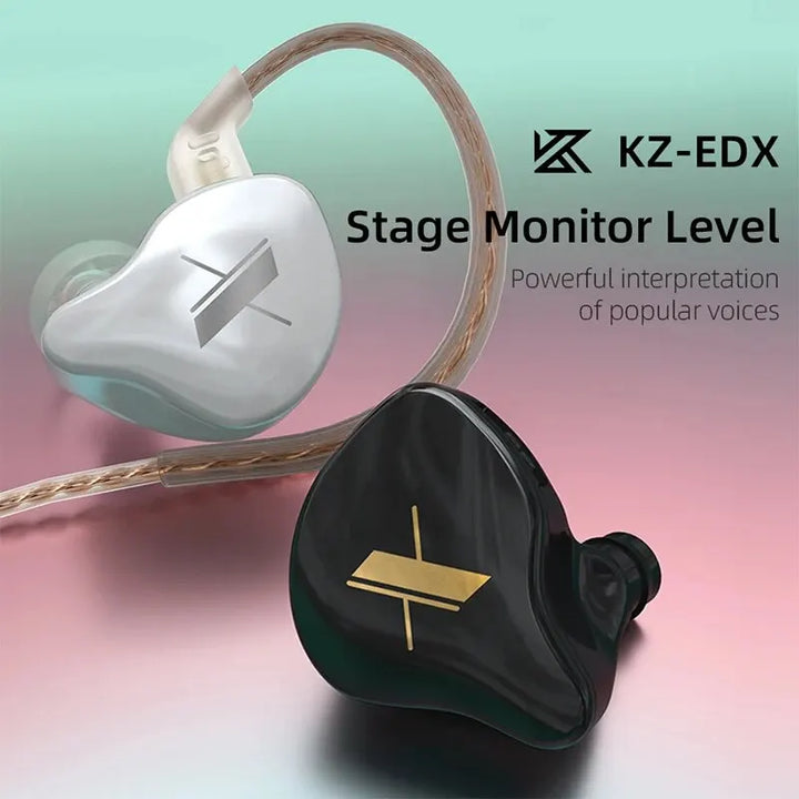 KZ EDX Wired Earphones – Deep Bass & Clear Sound for Music Lovers