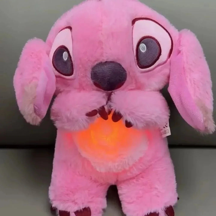 Stitch Plush – Soothing Musical Night Light for Kids (Pink, blue)