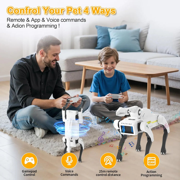 SmartPup — AI Robot Dog Toy with Voice & App Control