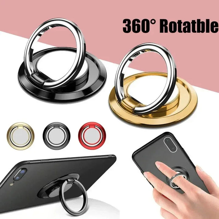 360° Finger Ring Holder – Secure Magnetic Grip for Any Phone