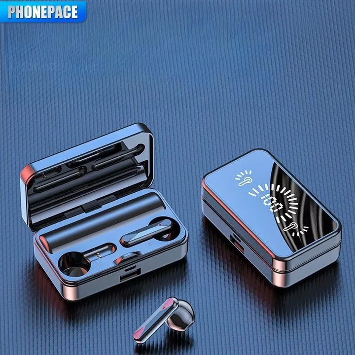 S20 MirrorPods — Wireless Bluetooth Earbuds with Touch Control & Digital Display