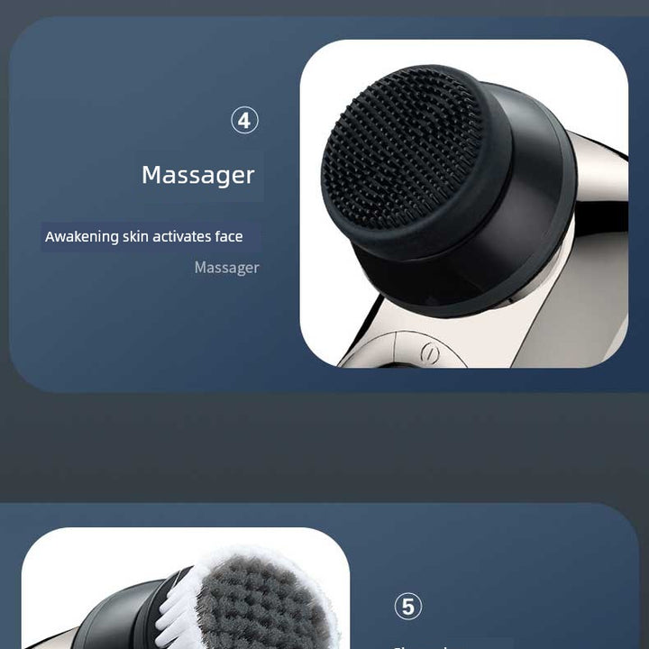 York Nine-Head Bald Shaver – Portable Smooth Head Groomer