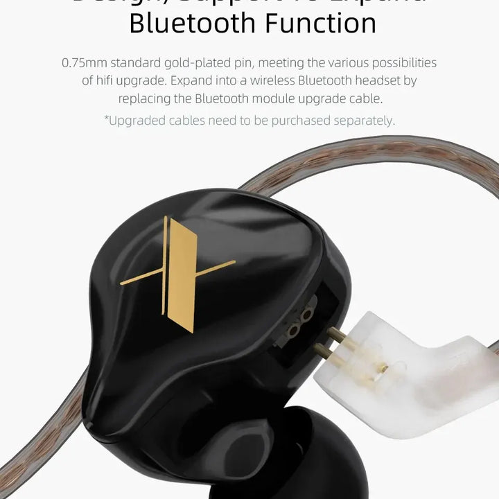 KZ EDX Wired Earphones – Deep Bass & Clear Sound for Music Lovers