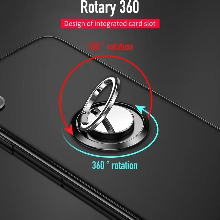 360° Finger Ring Holder – Secure Magnetic Grip for Any Phone