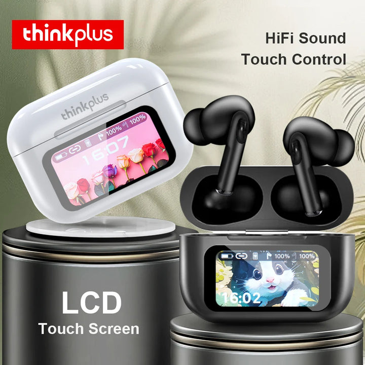 ThinkPlus TWS — Hi-Fi Wireless Earbuds with Touch Screen