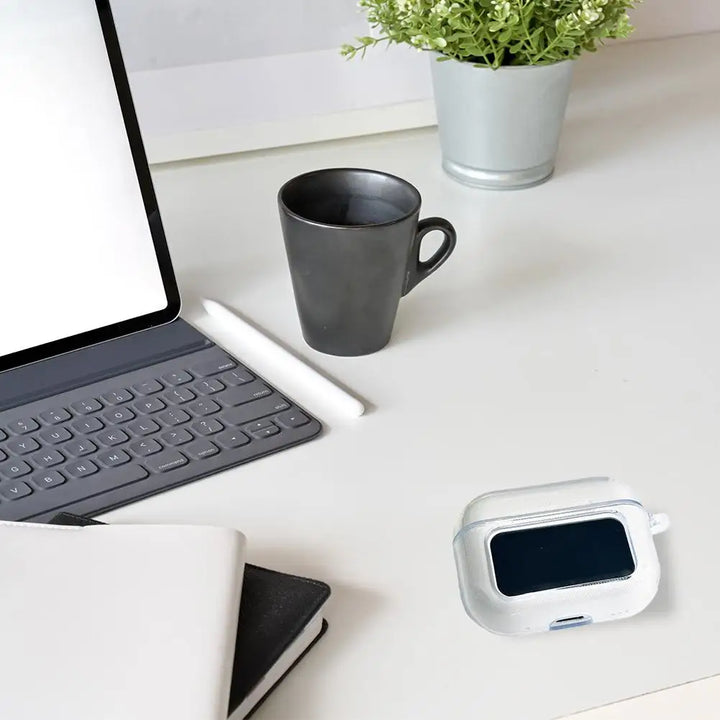 A9 Pro Transparent Silicone Case for AirPods — Shockproof, Anti-Fall & Dustproof Protective Cover