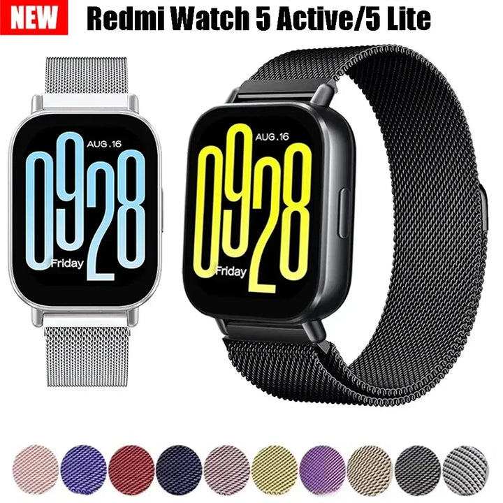 MilanLoop — 20mm / 22mm Stainless Steel Strap for Xiaomi & Redmi Watches