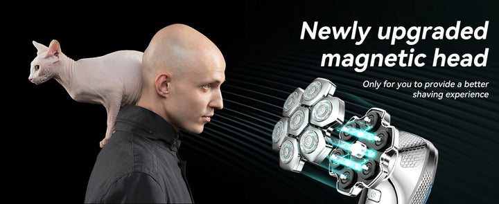 Kensen S18 Rechargeable Head Shaver – Smooth, Comfortable 5-in-1 Grooming