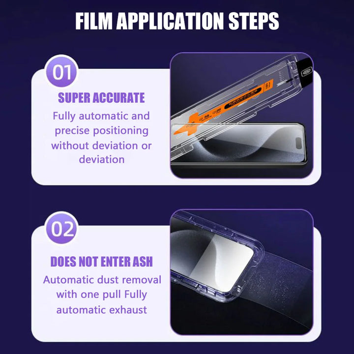 Oleophobic Privacy Glass – iPhone 7–17 | Anti-Spy & Easy Installation