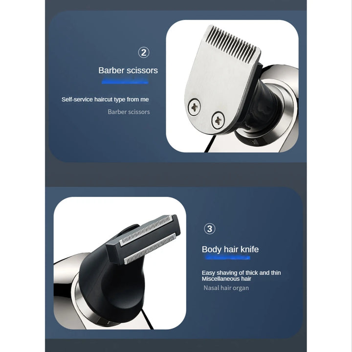 All-in-One Electric Groomer – Smooth Shave, Precision Trim & LED Display