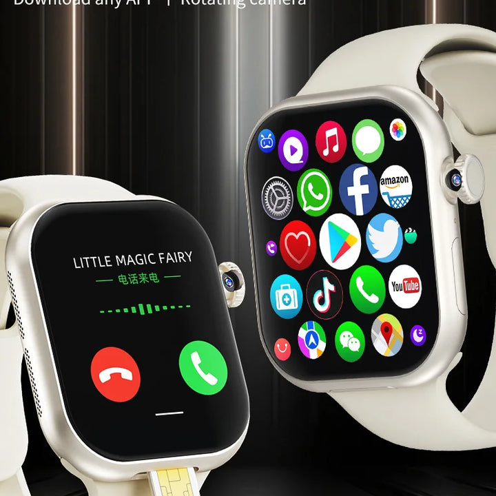 VP29 Premium Smartwatch – 5G Connectivity, 8MP Rotating Camera & AMOLED Screen