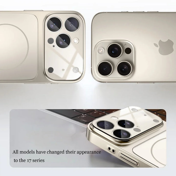 Nano Matte Glass MagSafe Case – iPhone 13–17 | Magnetic & Shockproof