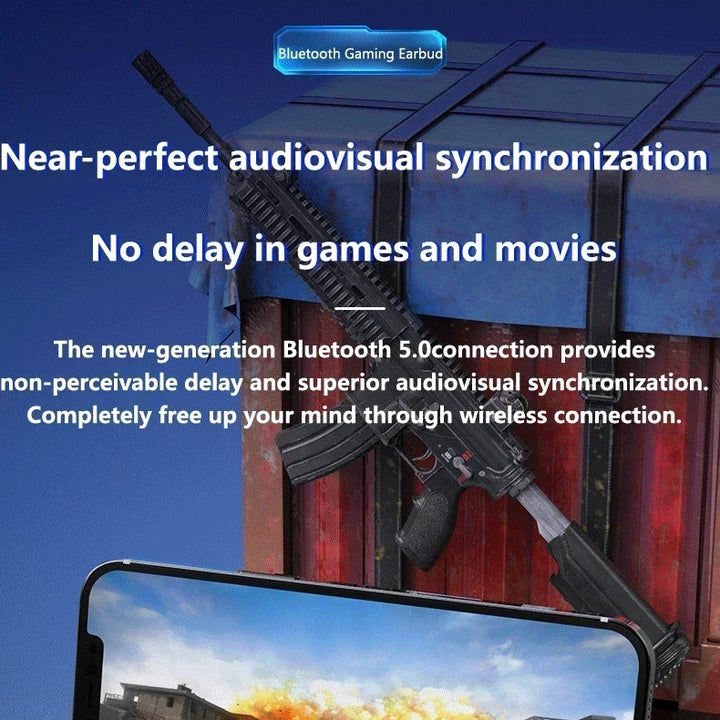 NEW AIR X15 Wireless Gaming Earbuds – Bluetooth Headphones with Mic (15ms Low Latency)